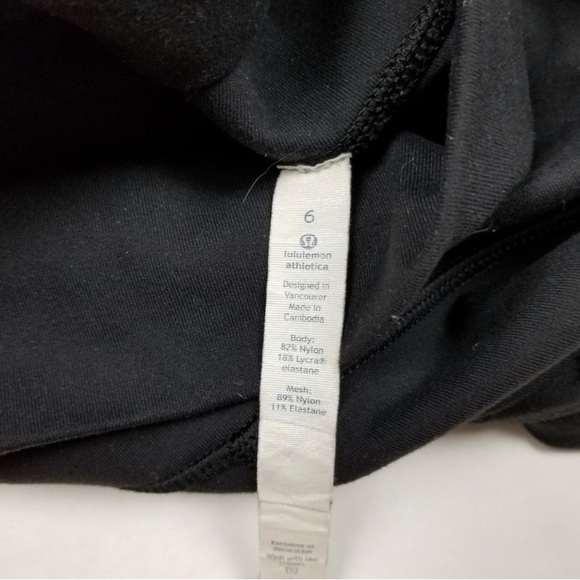 Lululemon High rise tech mesh Leggings sz 6 - Picture 7 of 8
